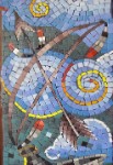 Native American Closeup 4  Glass Tile Mosaic Mural &#38;nbsp;&#38;nbsp;&#38;nbsp; Cado Indians &#38;nbsp;&#38;nbsp;&#38;nbsp; 2003
