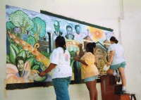 Eden Park A Garden 4  Exterior Paint &#38;nbsp;&#38;nbsp;&#38;nbsp; 1999 &#38;nbsp;&#38;nbsp;&#38;nbsp; 6&#38;#39; x 15&#38;#39;