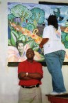 Eden Park A Garden 6  Exterior Paint &#38;nbsp;&#38;nbsp;&#38;nbsp; 1999 &#38;nbsp;&#38;nbsp;&#38;nbsp; 6&#38;#39; x 15&#38;#39;