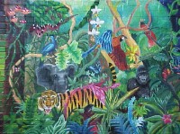 Under the Ocean and Rainforest 3  Exterior Paint &#38;nbsp;&#38;nbsp;&#38;nbsp; 1997-2001