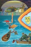 Helping Hand - Hurricane Katrina 4  Oil on Canvas