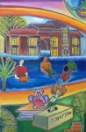 Helping Hand - Hurricane Katrina 7  Oil on Canvas