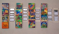 Our Story  Using acrylics on canvas the students illustrated the story they wrote.